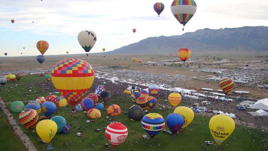 The 2019 International Balloon Fiesta in Albuquerque.