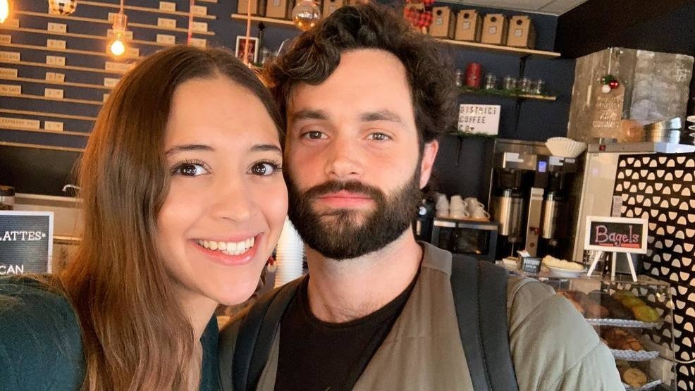 Actor Penn Badgley poses for a photo in El Paso at a coffee shop.