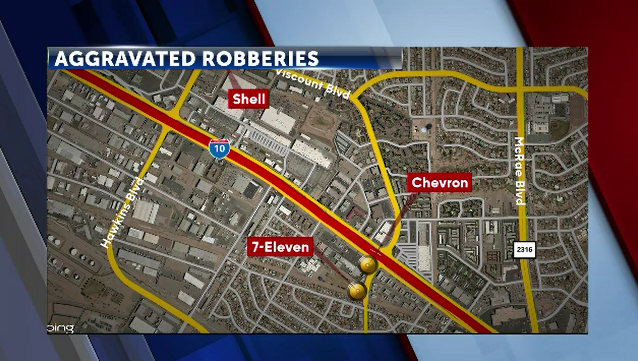 gas station robberies map