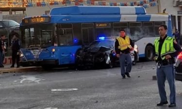 police bus crash