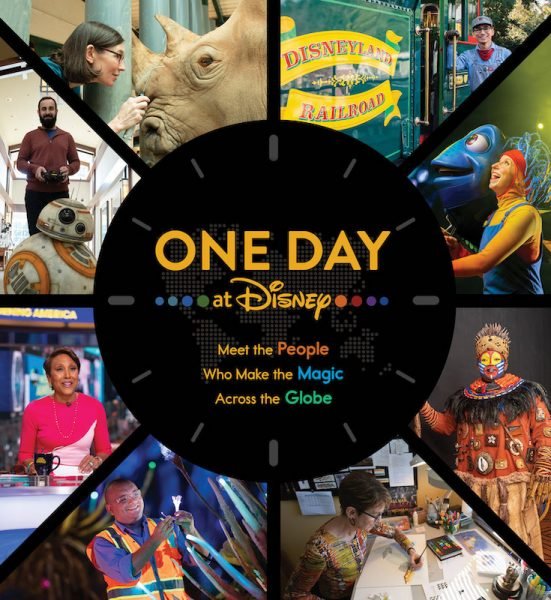 The cover for the new book One Day at Disney.