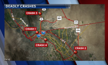 Deadly crashes map