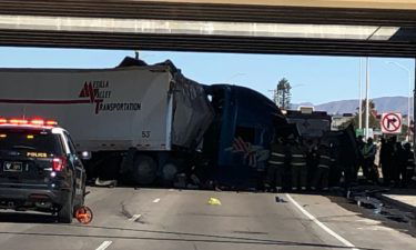 las cruces semi-truck crash