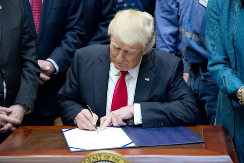 Trump signs trade deal