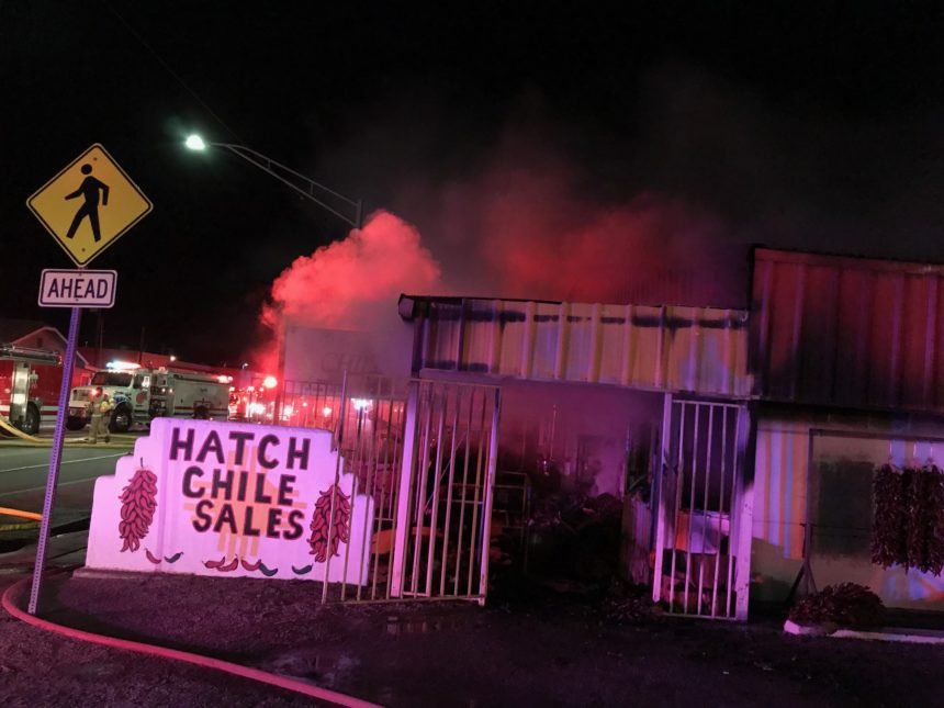 Hatch Chile Sales fire