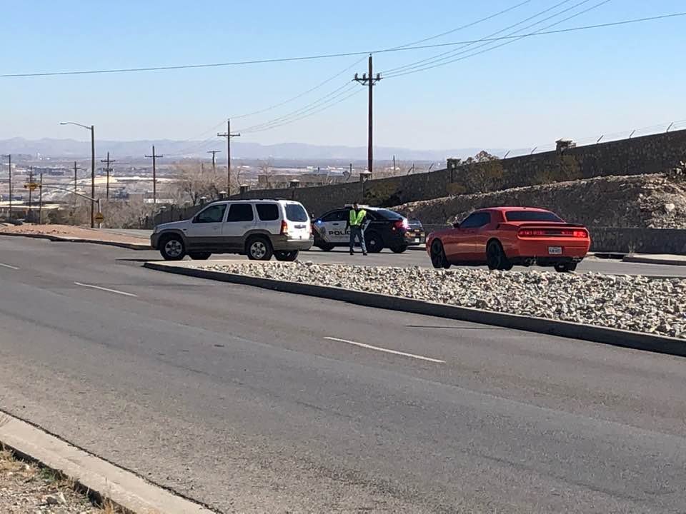 Police divert traffic in northeast El Paso after the discovery of a possible pipe bomb.