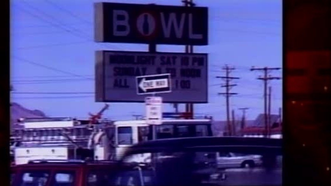 The scene of the Las Cruces bowling alley massacre 30 years ago.