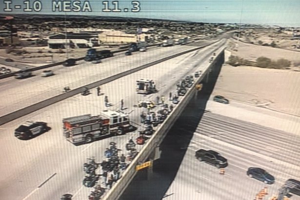 I-10 - MESA MOTORCYCLE Accident