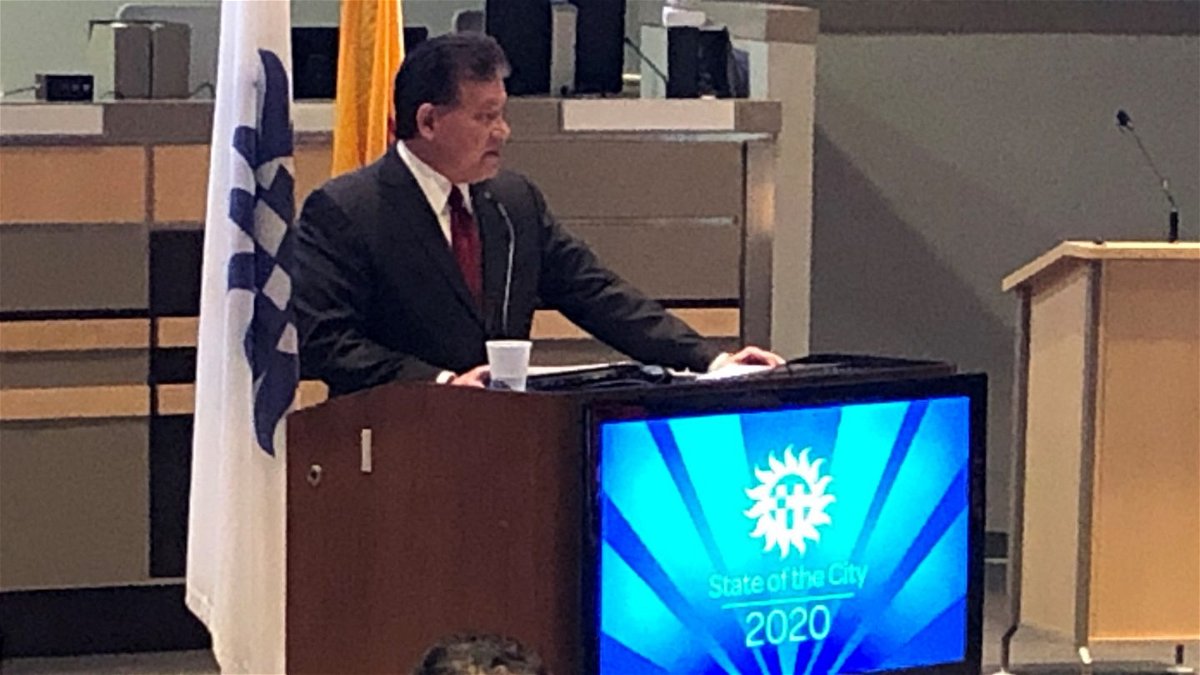 Las Cruces Mayor Ken Miyagishima delivers the 2020 State of the City address.