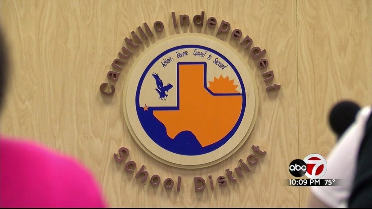 The Canutillo ISD logo displayed at the school district's offices.