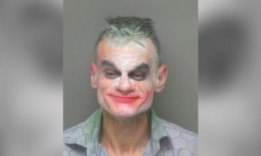 man in joker makeup arrested