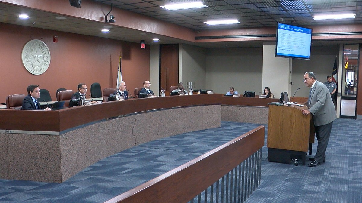 El Paso County Commissioners Court meets to discuss the coronavirus.