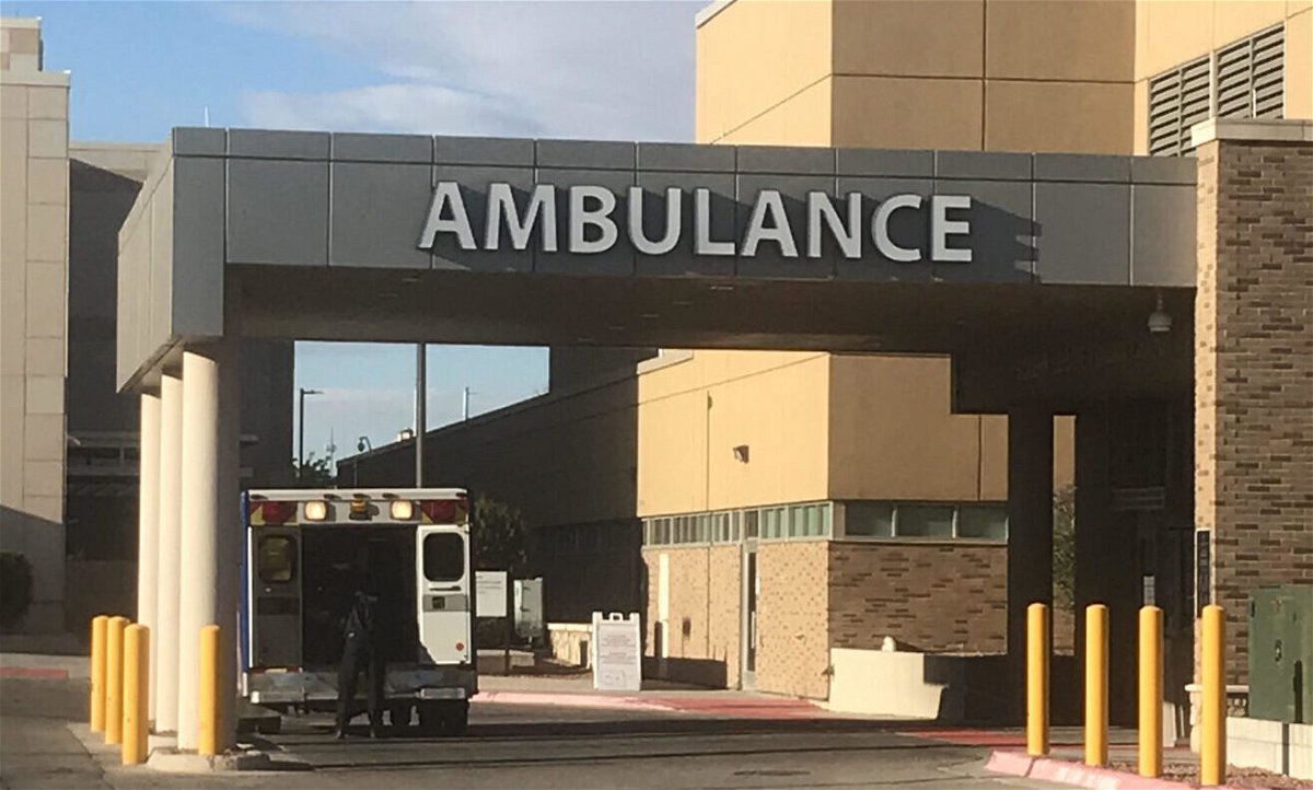 The ambulance entrance at University Medical Center.