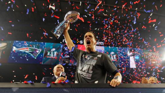 Tom Brady is MVP back in Super Bowl 51 in 2017.