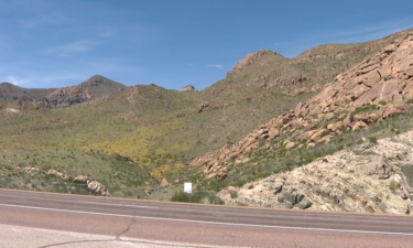 The Franklin Mountains and Transmountain Road