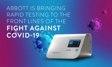 The Abbott ID rapid testing machine