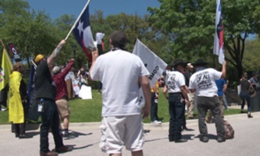 texas-stay home-protest