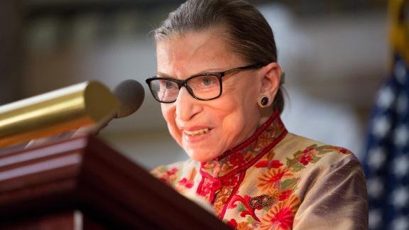 The late U.S. Supreme Court Justice Ruth Bader Ginsburg.