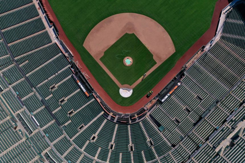 empty baseball stadium