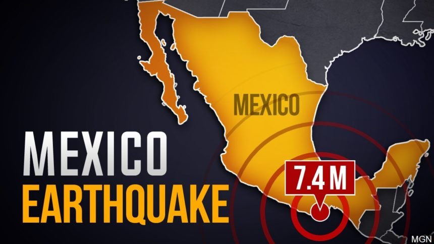 southern mexico earthquake 7.4 magnitude