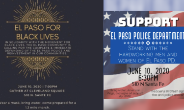 Dueling rallies planned in downtown El Paso