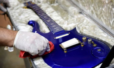 Iconic Prince 'Blue Angel' guitar