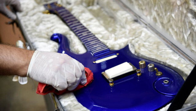 Iconic Prince 'Blue Angel' guitar