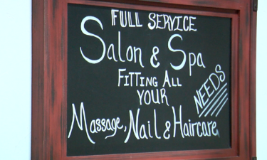 salon sign