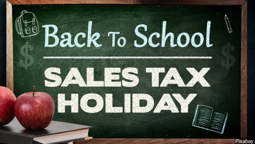 back to school sales tax holiday
