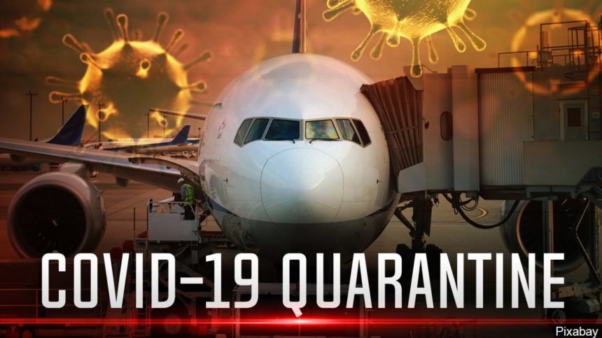 covid quarantine plane air travel