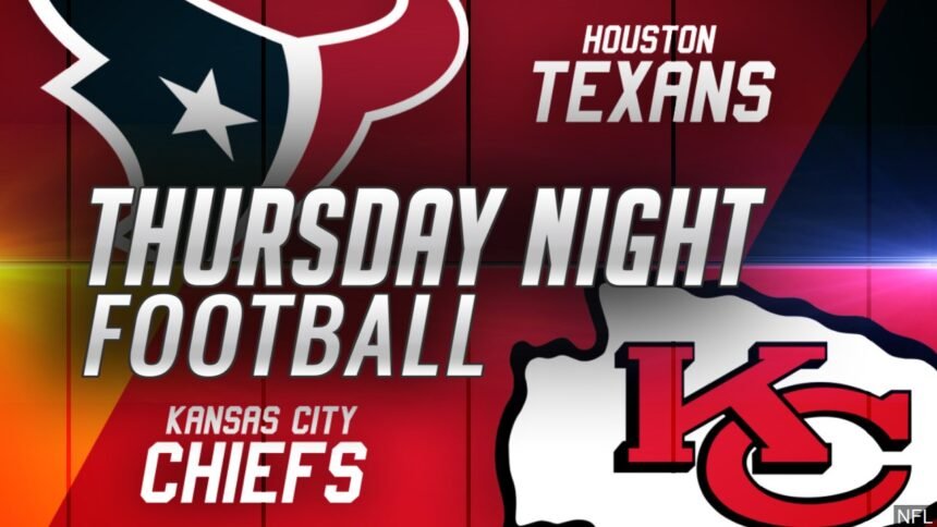 chiefs texans thursday night football