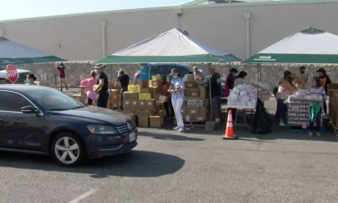 St. Luke Church food distribution