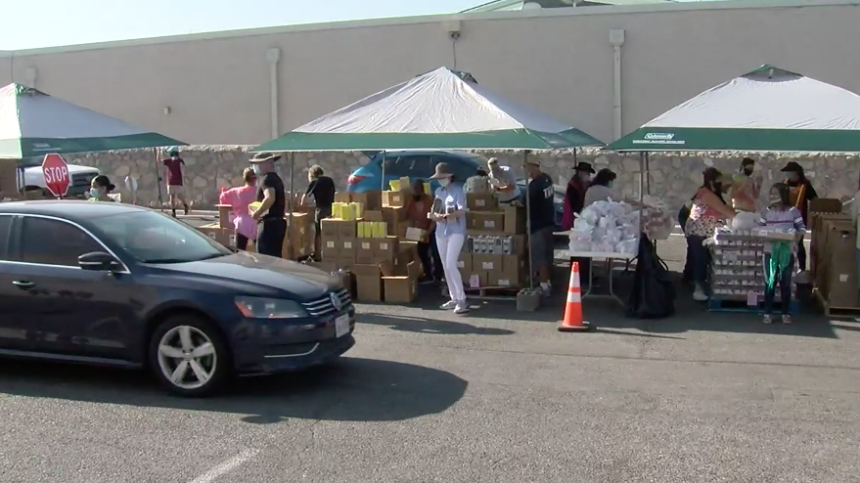 St. Luke Church food distribution