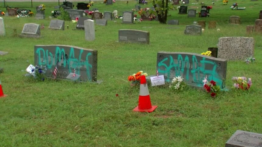 black-cemetery-vandalized