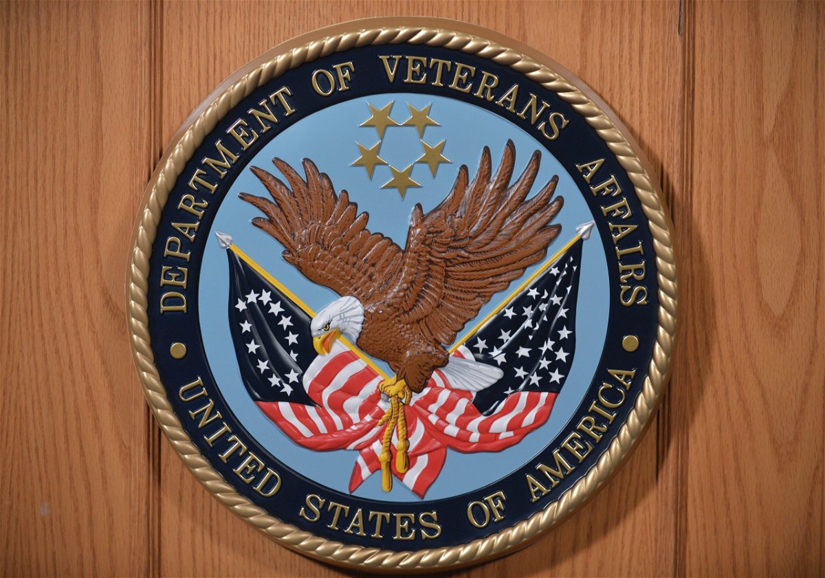 The seal of the Department of Veterans Affairs.