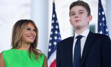 Melania and Barron Trump