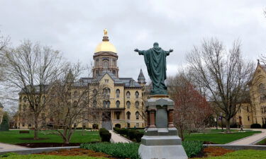 Campus scene University of Notre Dame