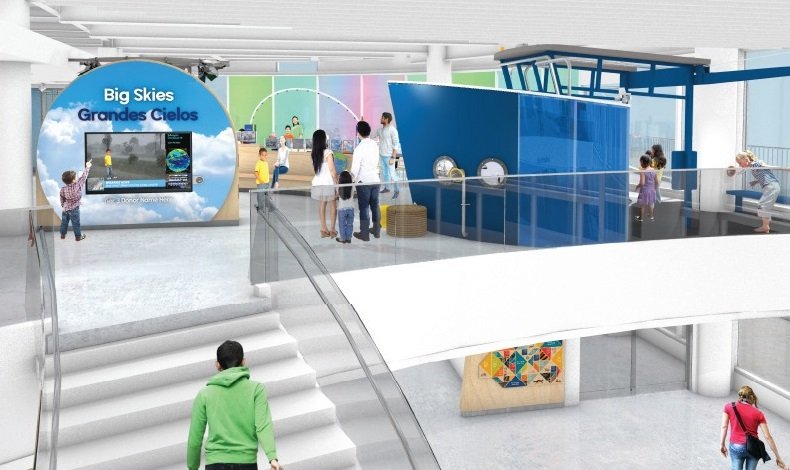 The Big Skies exhibit planned for the El Paso Children's Museum.