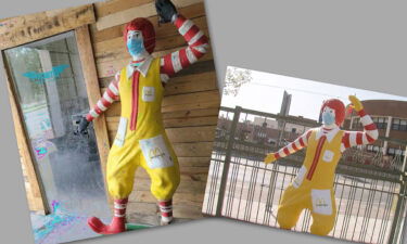 Ronald McDonald statue