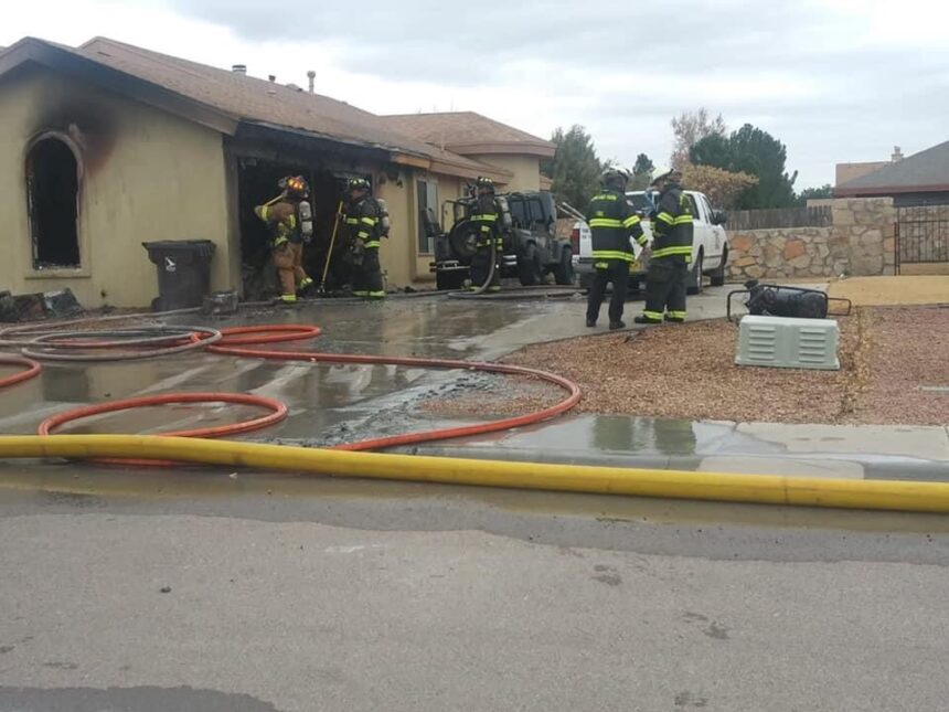 sunland park garage fire