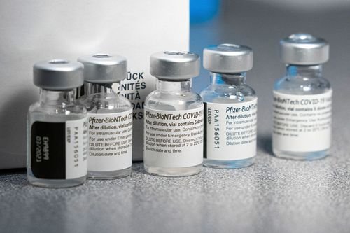 pfizer vaccine vials