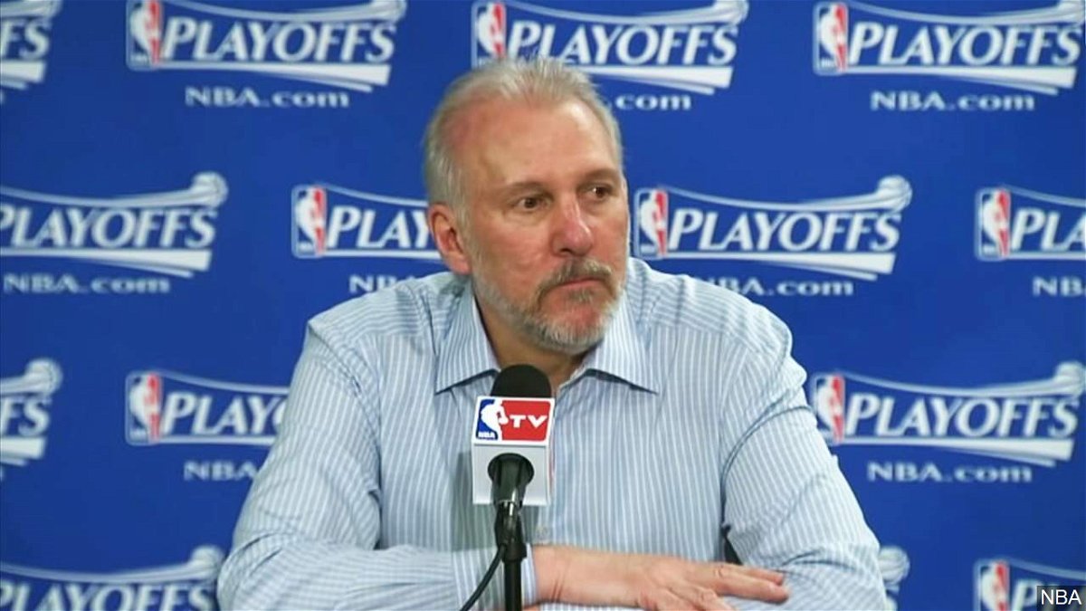 San Antonio Spurs coach Greg Popovich.
