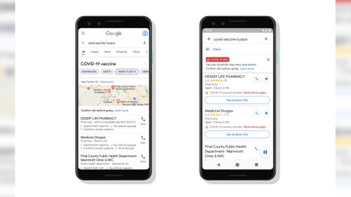 Google Maps Will Soon Display Covid 19 Vaccination Sites Kvia