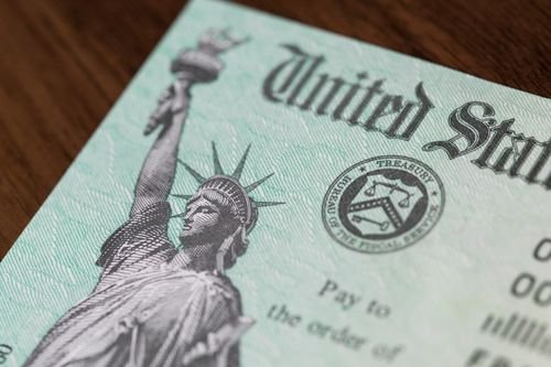 U.S. treasury check