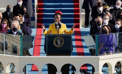 Youth poet laureate Amanda Gorman.