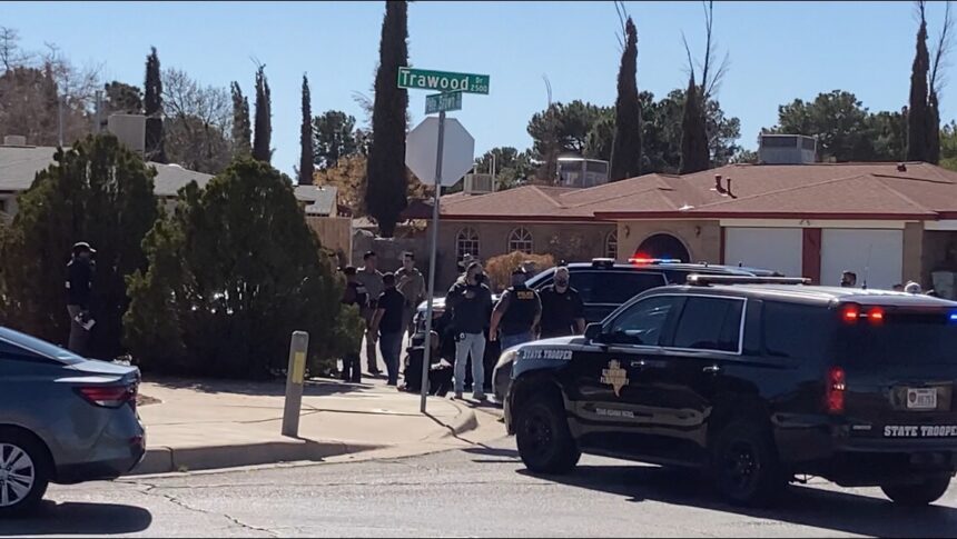 DPS troopers make arrests at the scene of a crash involving a stolen car being chased.