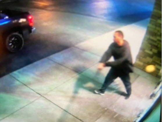 Surveillance camera image shows man wanted for a west El Paso vandalism spree.