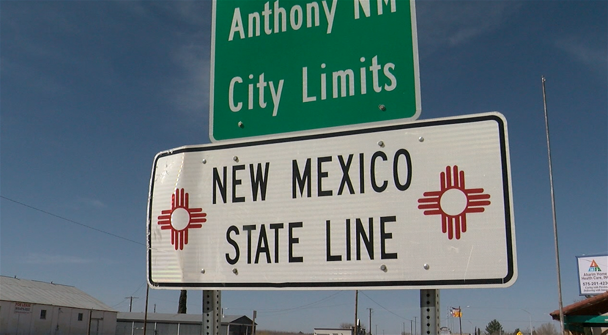 Anthony New Mexico Sign 
