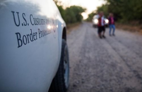Customs and Border Protection looks for migrants at the U.S.-Mexico border.