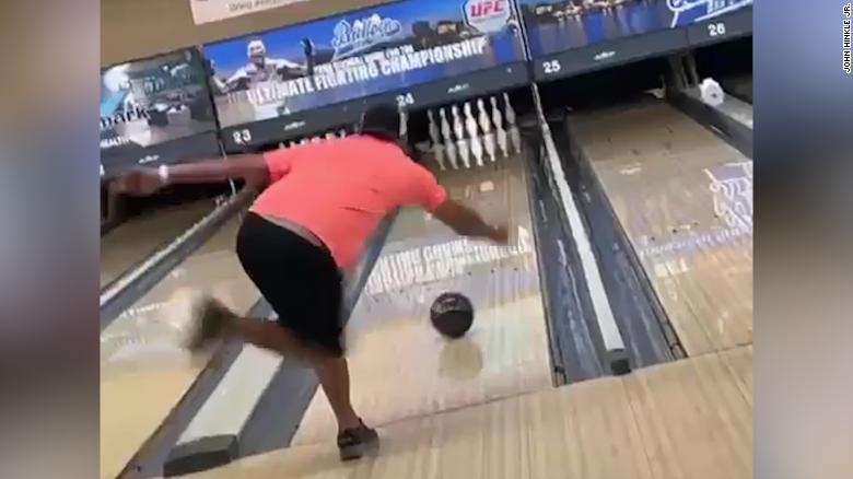 John Hinkle Jr., of Peoria, Illinois, honored the memory of his father, John Hinkle Sr., by achieving a perfect score while using a bowling ball that contained his father's ashes.